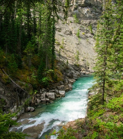 Каньон Малин (Maligne Canyon)
