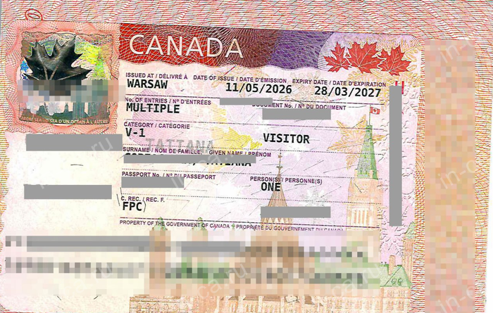 Гостевая виза в Канаду для поездки к дочери до окончания её Work Permit