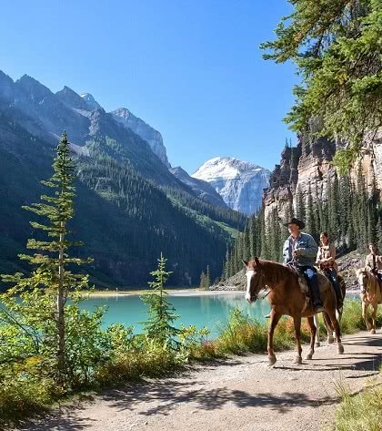 Прогулки на лошадях по окрестностям озера