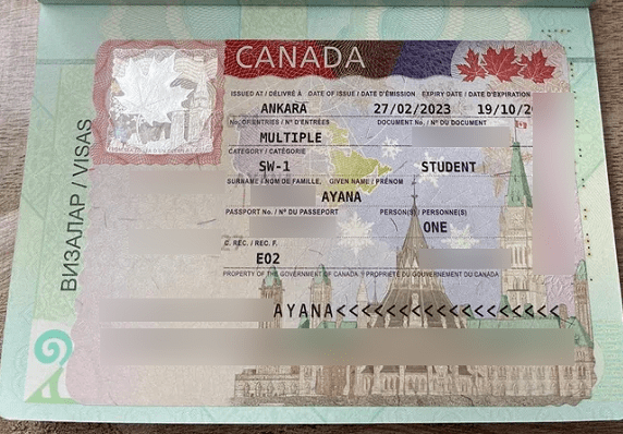 Студенческая виза в Канаду, полученная в Турции в феврале 2023