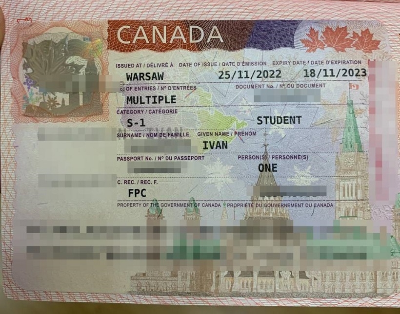 Как выглядит студенческая виза в Канаду